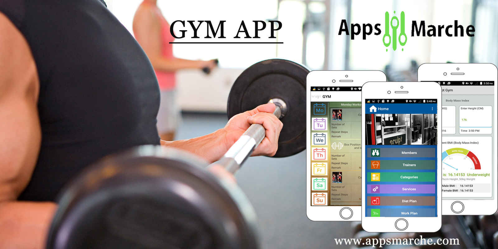 avoid business risk via appsmarche gym mobile app, best gym mobile app, best app builder